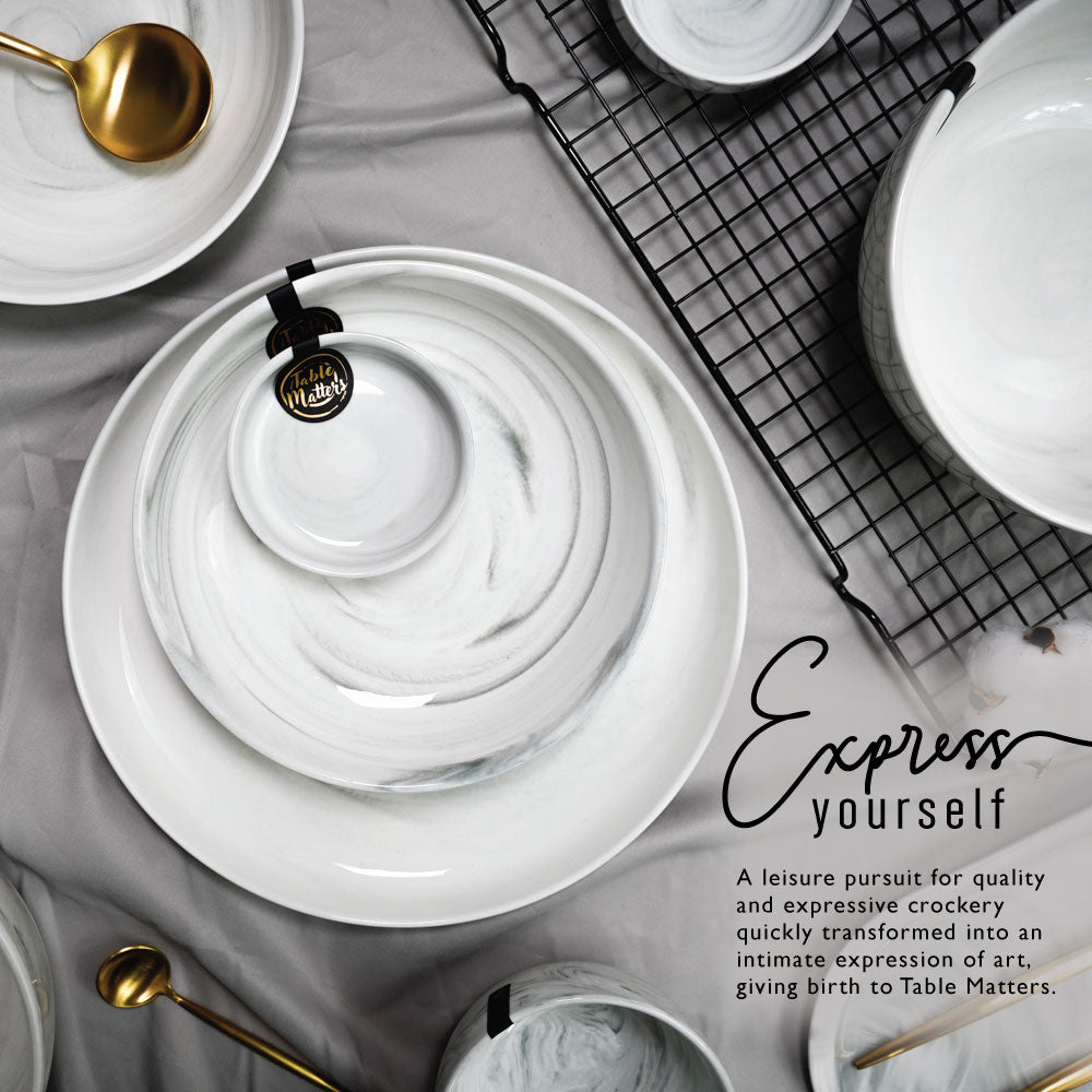  yourself A leisure pursuit for quality and expressive crockery quickly transformed into an intimate expression of art, glvlng birth to Table Matters. 